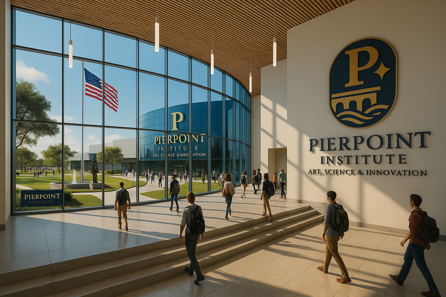Conceptual Pierpoint Institute campus interior